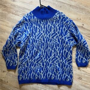 Vintage Benellon Made in Italy woven turtleneck sweater